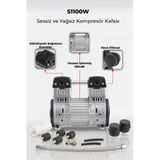 Kompresör Kafası Sessiz Ve Yağsız - Sh100w