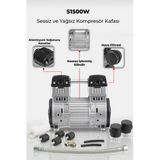 Kompresör Kafası Sessiz Ve Yağsız - Sh1500w