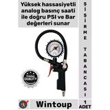 #Kompresör Profesyonel Kompresör Uyumlu Hassas Ölçüm Basınç Gösterge Saatli Lastik Şişirme Tabancası