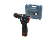 KÖMÜRSÜZ SARI VEYA MAVİ RENK ŞARJLI DARBELİ MATKAP - UÇ SETİ 1550 RPM24V - 5.0 Ah2-BATARYA (5264)