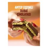 KONAK El Yapımı Dubai Çikolatası Antep Fıstıklı 200 GR