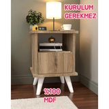 Konak Ev Eşyaları Celta Dos Komodin,mdf,kurulum Gerekmez,montajlı,mdf Komodin,komidin,hazır - Ceviz