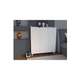 Konak Ev Eşyaları Molto 1.Kalite %100 Mdf Çok Amaçlı Dolap Banyo Dolabı Mutfak Dolabı Ayakkabılık 3 Kapaklı Dolap