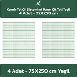 KONAK TEL ÇİT SİSTEMLERİ 4 ADET PANEL ÇİT TELİ 75X250 CM