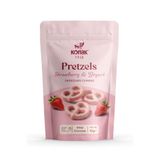 KONAK Yoğurtlu Çilekli Beyaz Çikolata Kaplı Pretzel 50 GR
