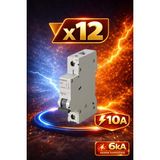 Kondel Aydınlatma Siemens 12 Adet 10A 1p B10 Otomatik Sigorta 6ka
