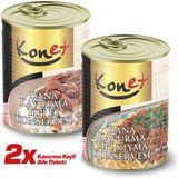Konet Kavurma Keyfi Aile Paketi - Hazır Yemek / Dana Kavurma Tipi Et - Dana Kavurma Tipi Kıyma 800g - 1 Paket