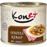 Konet Sebzeli Kebap 200g - Pratik Ve Lezzetli Hazır Yemek - 200 gr