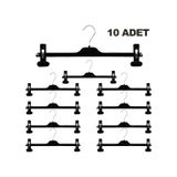 Konfeksiyon Mandallı Etek Askılığı 6043 Siyah