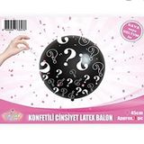 konfetili cinsiyet balonu