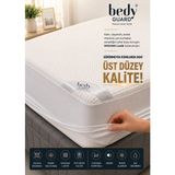 Konfor %100 Soft Pamuk Üst Kumaşlı Yatak Alezi Ultra Sessiz Sıvı Geçirmez Yatak Koruyucu Alez - Beyaz - 70 x 140 cm