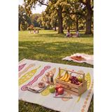 Konfor Halı Savana 8816 Plaj Kamp Piknik Bahçe Halısı Balkon Teras Hasır Mat Savan Halı - Çok Renkli - 150 x 210 cm