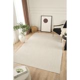 Konfor Halı Sisalux 3081 Krem Bej Sisal Dokuma Jüt Kilim Hav Toz Vermez Halı Salon Mutfak Oturma Odası Halısı - Krem - Bej - 80 x 150 cm