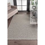 Konfor Halı Vlora 4766 Jüt Hasır Bukle Örme Kilim Gri