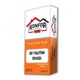 Konfor Isı Yalıtım Levha Sıvası 25 Kg Gri