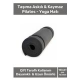 Konfor Modeli Çift Taraflı Kaymaz Silinebilir Antibakteriyel Pilates Meditasyon Minderi 16 mm Mat