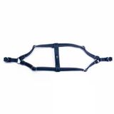 Konfor Ronin Deri Köpek Göğüs Tasması Royalblue 2X45 55 Cm