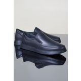 Konfores 1131 Hakiki Deri Anatomik Tabanlı Erkek Ayakkabı - NKT01131-siyah-46
