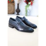Konfores 1460 Hakiki Deri Erkek Klasik Ayakkabı - NKT01460-SIYAH-39