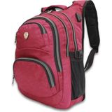 Konfores 1550-2226 Mürdüm Unisex Anatomik Yarasa Sırt Unisex Okul Çantası
