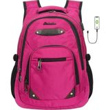 Konfores 1551-2225 Pembe Anatomik Yarasa Sırt Unisex Okul Çantası