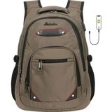 Konfores 1551-2225 Vizon Anatomik Yarasa Sırt Unisex Okul Çantası