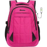 Konfores 1552-2227 Pembe Anatomik Yarasa Sırt Unisex Okul Çantası