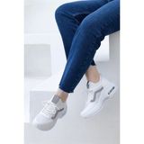 Konfores 1657 Anatomik Air Tabanlı Bayan Sneakers Ayakkabı - NKT01657-BEYAZ-40