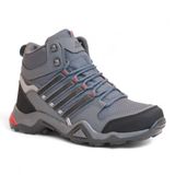 Konfores 2226-Forza Anatomik Kaydırmaz Tabanlı Soft Shell Outdoor Trekking Erkek Bağcıklı Spor Bot - NKT02226-Füme-41