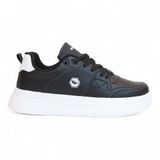 Konfores 2227-Wickers Air Force Modeli Anatomik Tabanlı Üst Kalite Unisex Sneakers Ayakkabı - NKT02227-siyah-beyaz-38