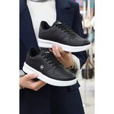 Konfores 2228-WICKERS Air Force Modeli Anatomik Tabanlı Üst Kalite Unisex Sneakers Ayakkabı - NKT02228-SIYAH-BEYAZ-36 - Siyah - Beyaz