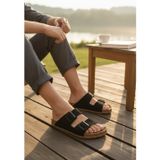 Konfores 2236-LOOK Life Unisex Çift Tokalı Ultra Hafif Havuz,plaj ve Günlük Kullanıma Uygun Terlik - NKT02236-SIYAH-40