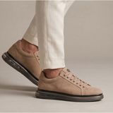 Konfores 2274-ZANELLE Hakiki Full Duble Deri Üst Kalite Premıum Erkek Sneaker Ayakkabı - NKT02274-KUM-41