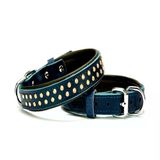Konforlu Deri Kristal Taşlı Köpek Boyun Tasması 2 X 28-34 Cm Mi