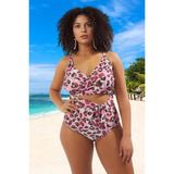 Konforlu Plus Size Mayo Tasarım Büyük Beden Plaj Kıyafeti Tam Destek