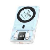 Konfulon M25W 10.000 mAh Manyetik Kablosuz Şarjlı Powerbank - 20W PD Hızlı Şarj Destekli Taşınabilir Harici Batarya, Pembe