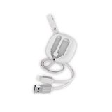 Konfulon S80 20 cm 1 mt 2A Beyaz iPhone Uyumlu Lightning Kablo
