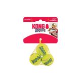 KONG Air Dog Squeakair Köpek Oyuncak Tenis Topları, Küçük, 3'lü Paket