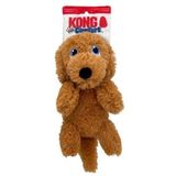Kong Comfort Pups Goldie Köpek Şeklinde Peluş Köpek oyuncağı - Medium