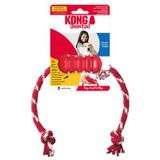 Kong Dental Diş Sağlığı Destekleyici İpli S Kırmızı Köpek Oyuncağı