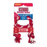 Kong Goodie Bone Kırmızı XS Kemik Şeklinde İp Sallantılı Köpek Oyuncağı