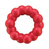 KONG Halka - Sağlıklı Çiğneme Alışkanlıkları için Doğal Kauçuk Halka Oyuncak - Çiğneme Oyuncağı, Köpek Diş Sağlığını Destekler - Köpek Oyuncağı, Oyun Zamanında İçgüdüleri Destekler - Orta/Büyük