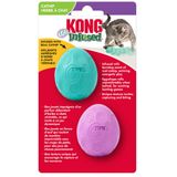 KONG Infused Catnip Yumurta Baharı/Paskalya Kedi Oyuncak - Meşgul Oyun için Sallanan ve Yuvarlanan Kedi Nanesi Infüzyon Oyuncak | Solo ve Çoklu Kedi Eğlencesi için Dayanıklı