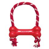 Kong Puppy Goodie Bone İpli Kırmızı XS Kemik Yavru Köpek Oyuncağı
