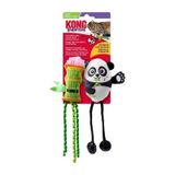 Kong Scrattles Panda Catnipli 31x10.8x3.1 cm 2'li Sesli Peluş Kedi Oyuncağı