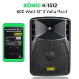 Konig K-1412 12 inç 500 W Pasif Hoparlör