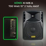 Konig K-1415 15 inç 700 W Pasif Hoparlör