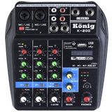 Konig K-200 4 Kanal Stüdyo Kayıt Deck Mikser