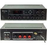 König K-80 MİNİ-80W 100V/70V/4-16 Ohm Usb/sd/bluetooth/2 Bölgeli 2 Mik.giriş Trafolu Anfi (4887)