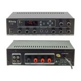 König K-80-Usb+Bt 2 Mikrofon+Aux Girişli Bas Tiz 80 Watt 2 Zonlu Trafolu Anfi